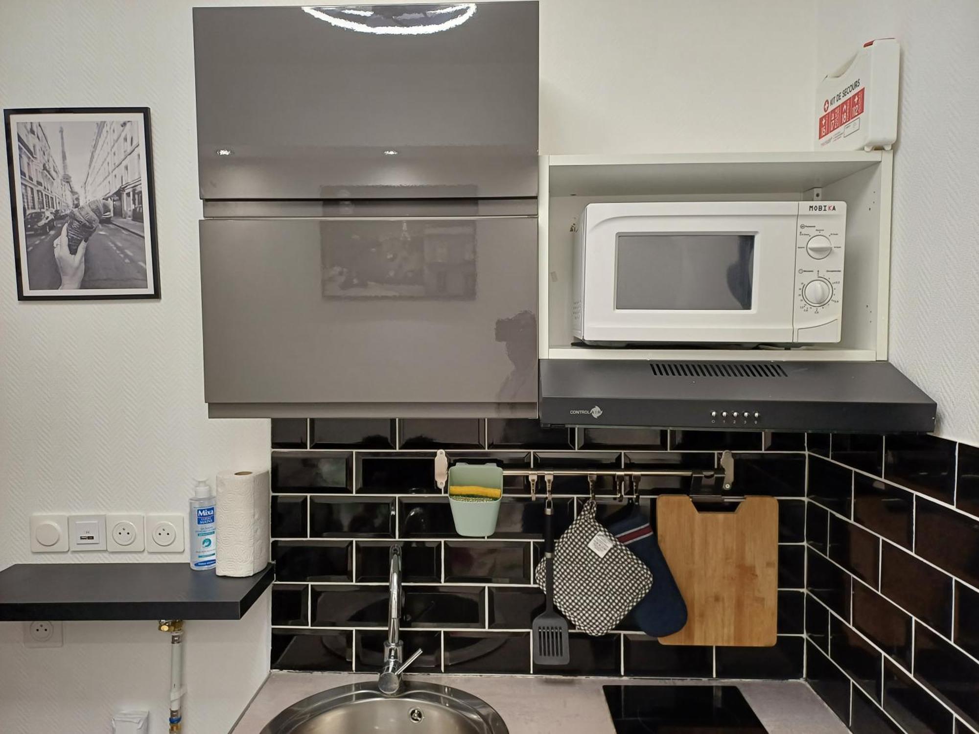 Bright Small Studio Paris Saint Ouen Exterior foto